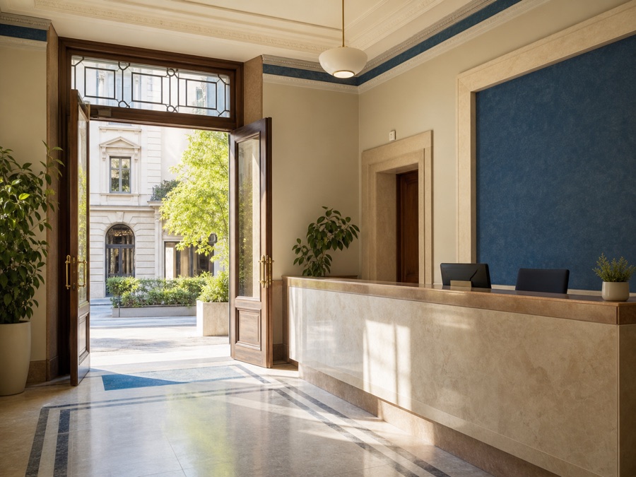 Ingresso degli uffici